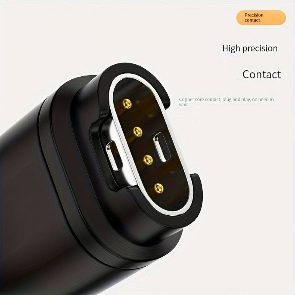 Adaptateur chargeur universel pour montre Garmin avec prise USB-C  - Noir