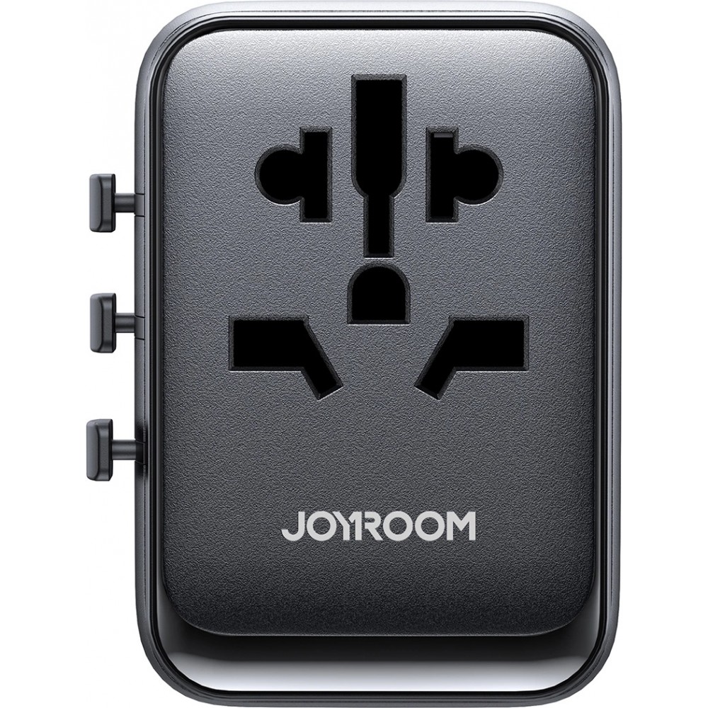 Adaptateur de Voyage Universel 17W Joyroom JR-TCW01 CH / EU / US / UK / JP / AU / CN - Noir