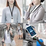Adaptateur de lanière universel pour les coques de smartphone, les porte-clés, les appareils photo et plus - Rouge