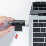Ugreen SD/micro SD Kartenleser Adapter USB-A/USB-C (CM304) - Schwarz