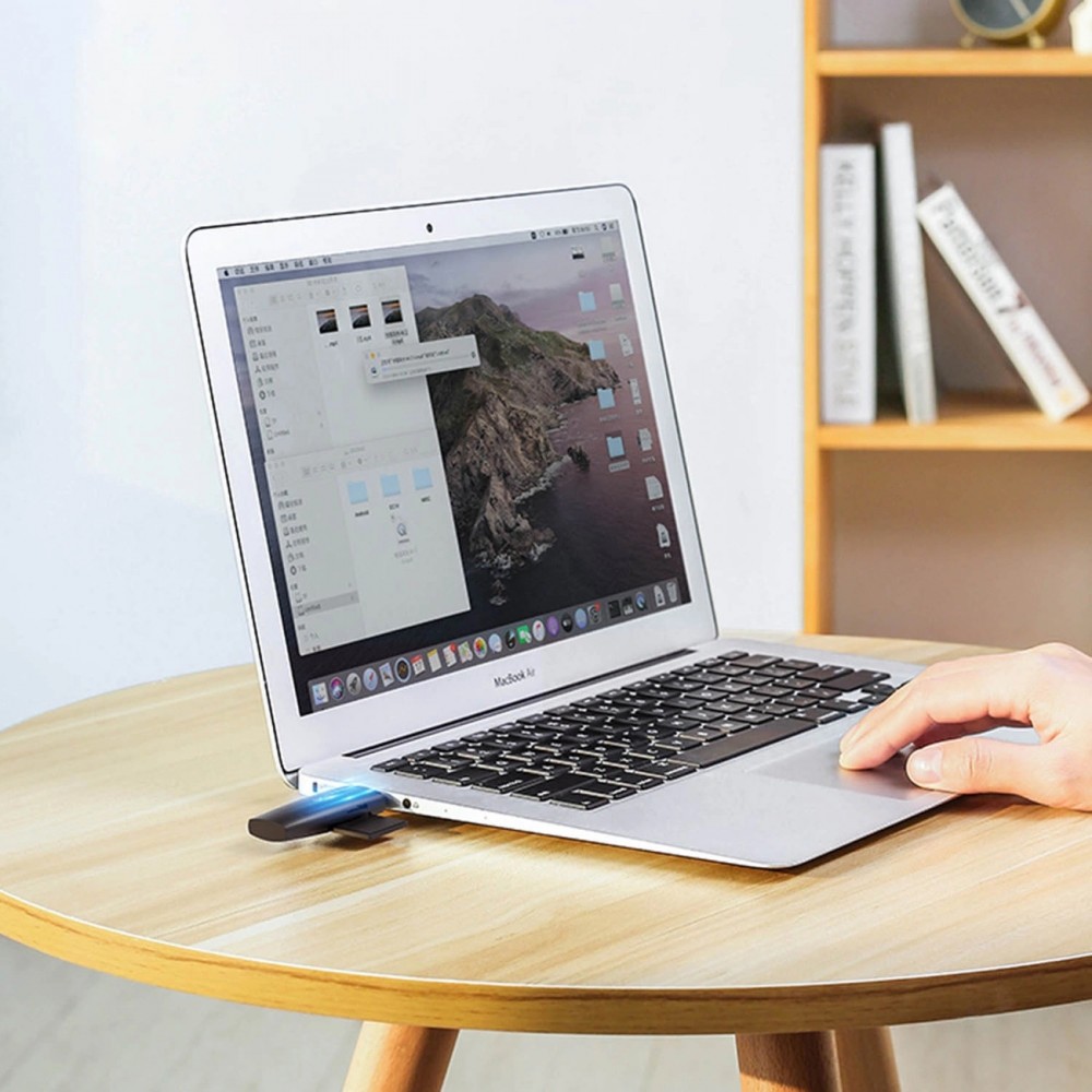 Ugreen SD/micro SD Kartenleser Adapter USB-A/USB-C (CM304) - Schwarz