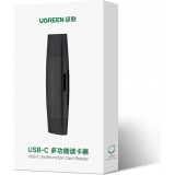 Ugreen SD/micro SD Kartenleser Adapter USB-A/USB-C (CM304) - Schwarz