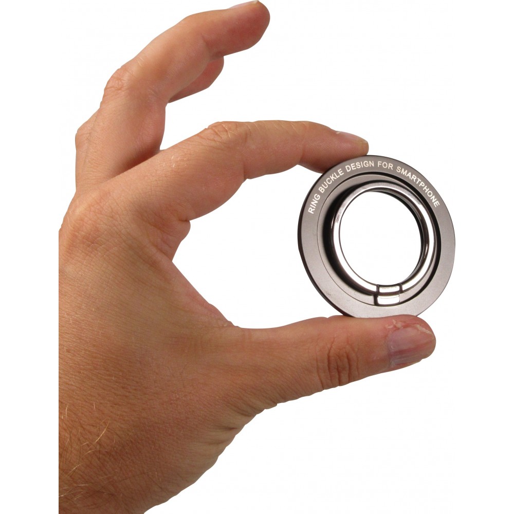 Anneau de support magnétique en aluminium avec la fonction Magsafe - Noir