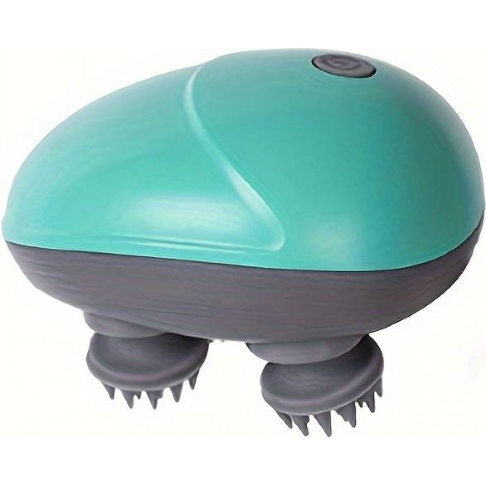 Appareil de massage électronique sans fil pour la tête et le corps pour les massages en voyage - Vert