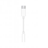 Apple adaptateur audio original AUX 3.5mm vers USB-C pour iPhone et iPads - Blanc