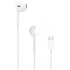 Ecouteurs Apple original in-ear EarPods avec fil USB-C et micro intégré - Blanc
