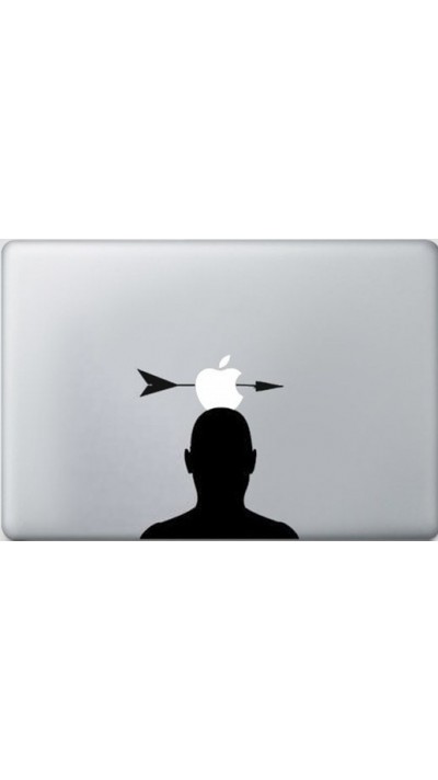 Autocollant MacBook - Head with Arrow