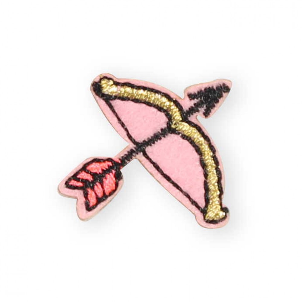 Autocollant sticker pour téléphone/tablette/ordinateur brodé en 3D - Arc et flèche