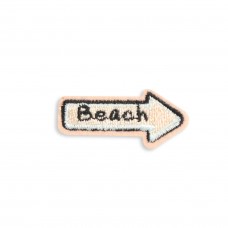 Autocollant sticker pour téléphone/tablette/ordinateur brodé en 3D - Beach way