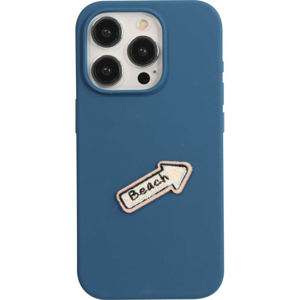 Autocollant sticker pour téléphone/tablette/ordinateur brodé en 3D - Beach way