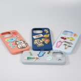 Autocollant sticker pour téléphone/tablette/ordinateur brodé en 3D - Beach way
