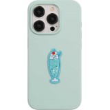 Autocollant sticker pour téléphone/tablette/ordinateur brodé en 3D - Blueberry Ice Cream Drink