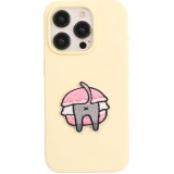 Autocollant sticker pour téléphone/tablette/ordinateur brodé en 3D - Chat dans sandwich