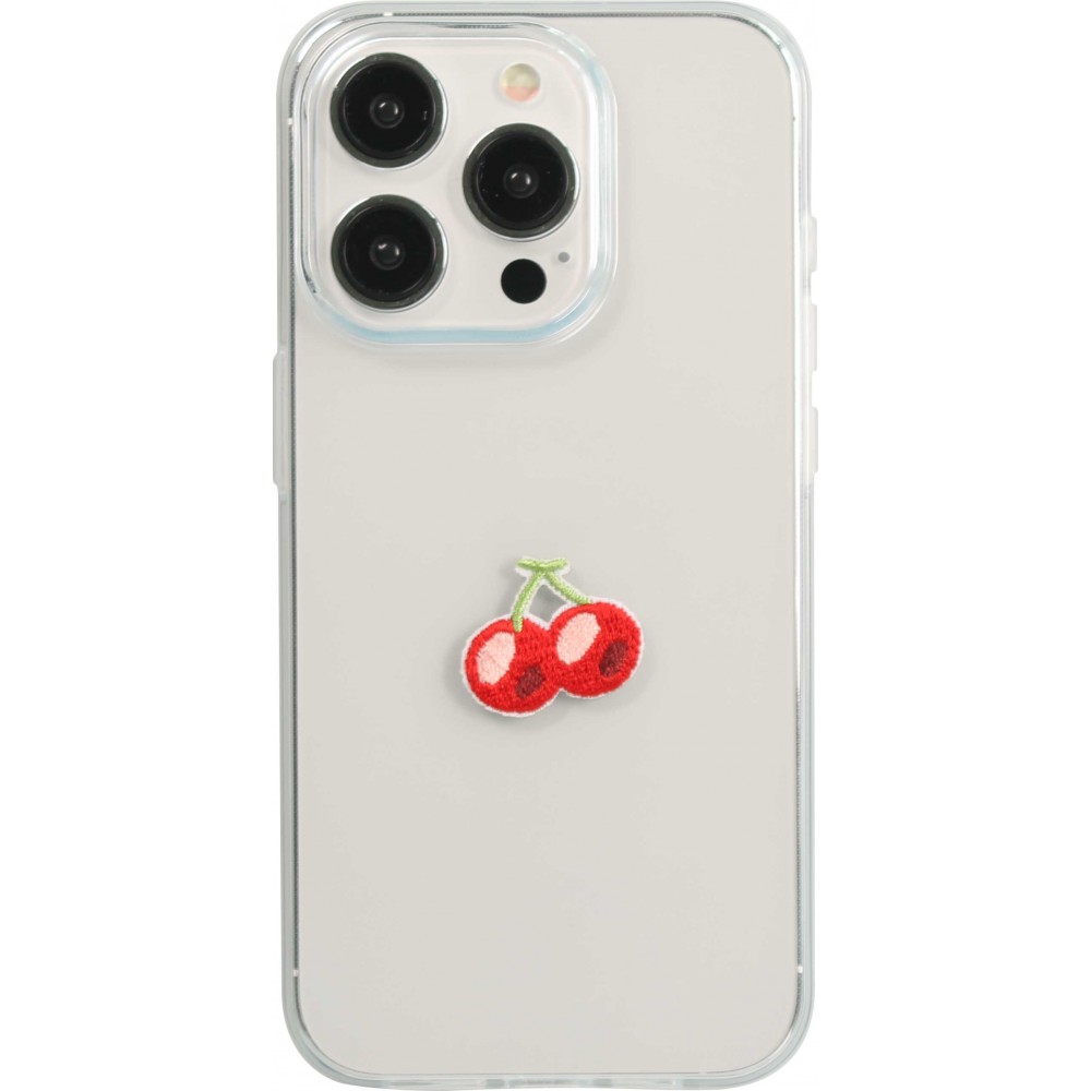 Autocollant sticker pour téléphone/tablette/ordinateur brodé en 3D - Cherry