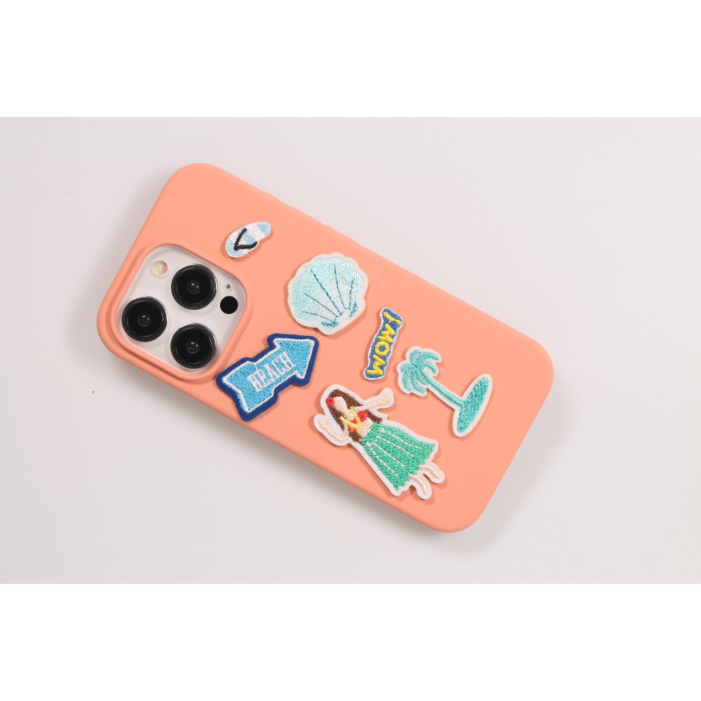 Autocollant sticker pour téléphone/tablette/ordinateur brodé en 3D - Cherry
