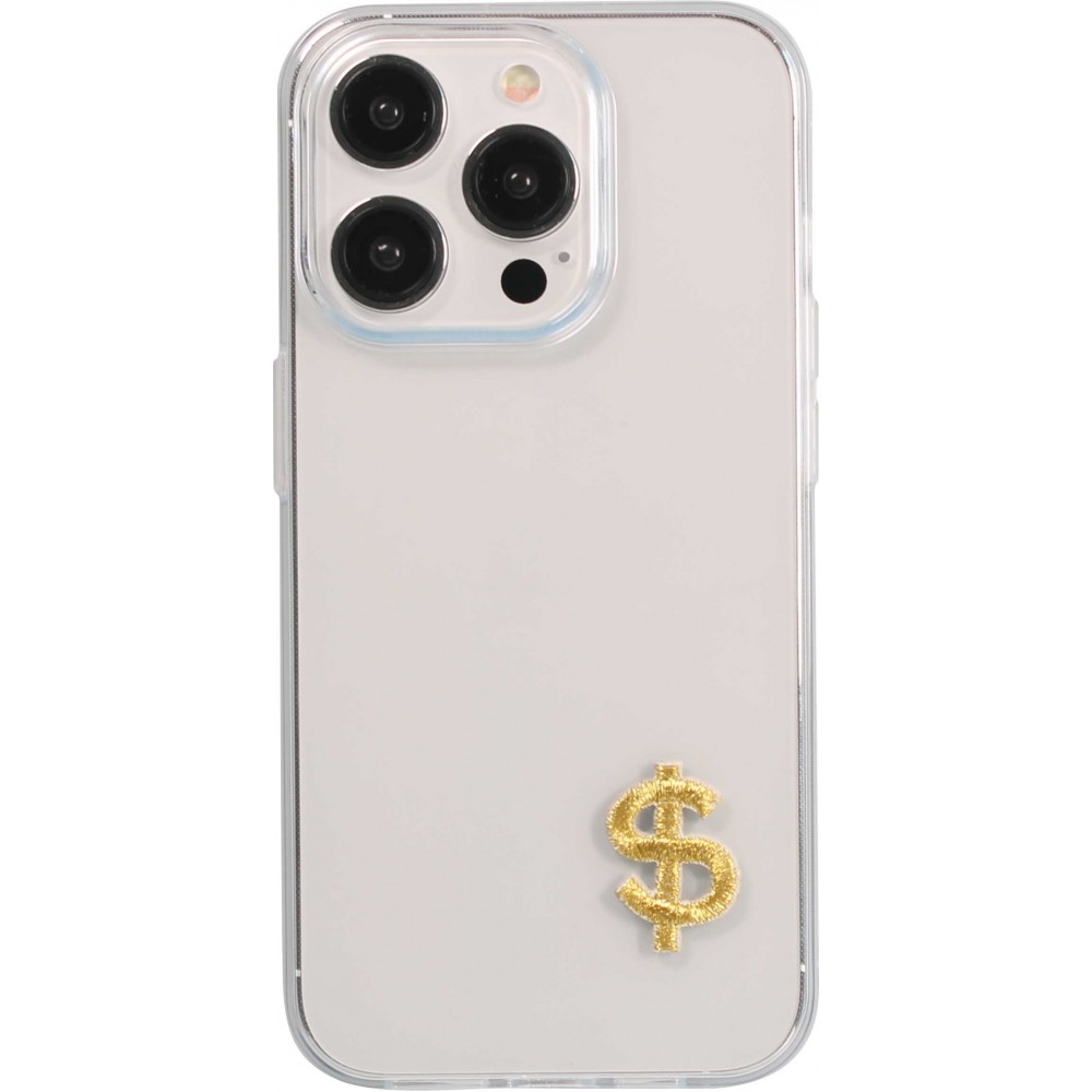 Autocollant sticker pour téléphone/tablette/ordinateur brodé en 3D - Dollar sign