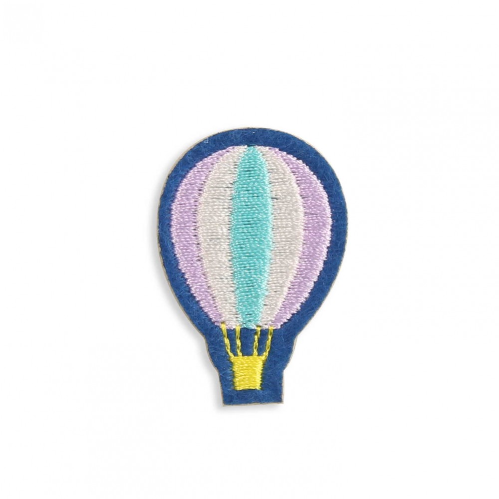 Sticker Aufkleber für Handy/Tablet/Computer 3D gestickt - Hot Air Balloon