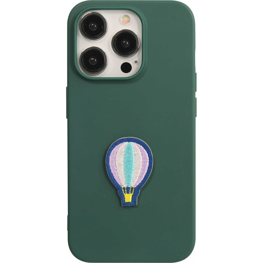 Sticker Aufkleber für Handy/Tablet/Computer 3D gestickt - Hot Air Balloon