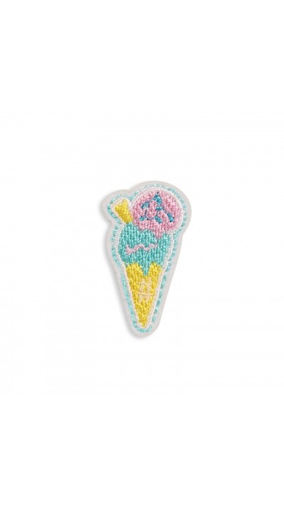 Autocollant sticker pour téléphone/tablette/ordinateur brodé en 3D - Ice Cream