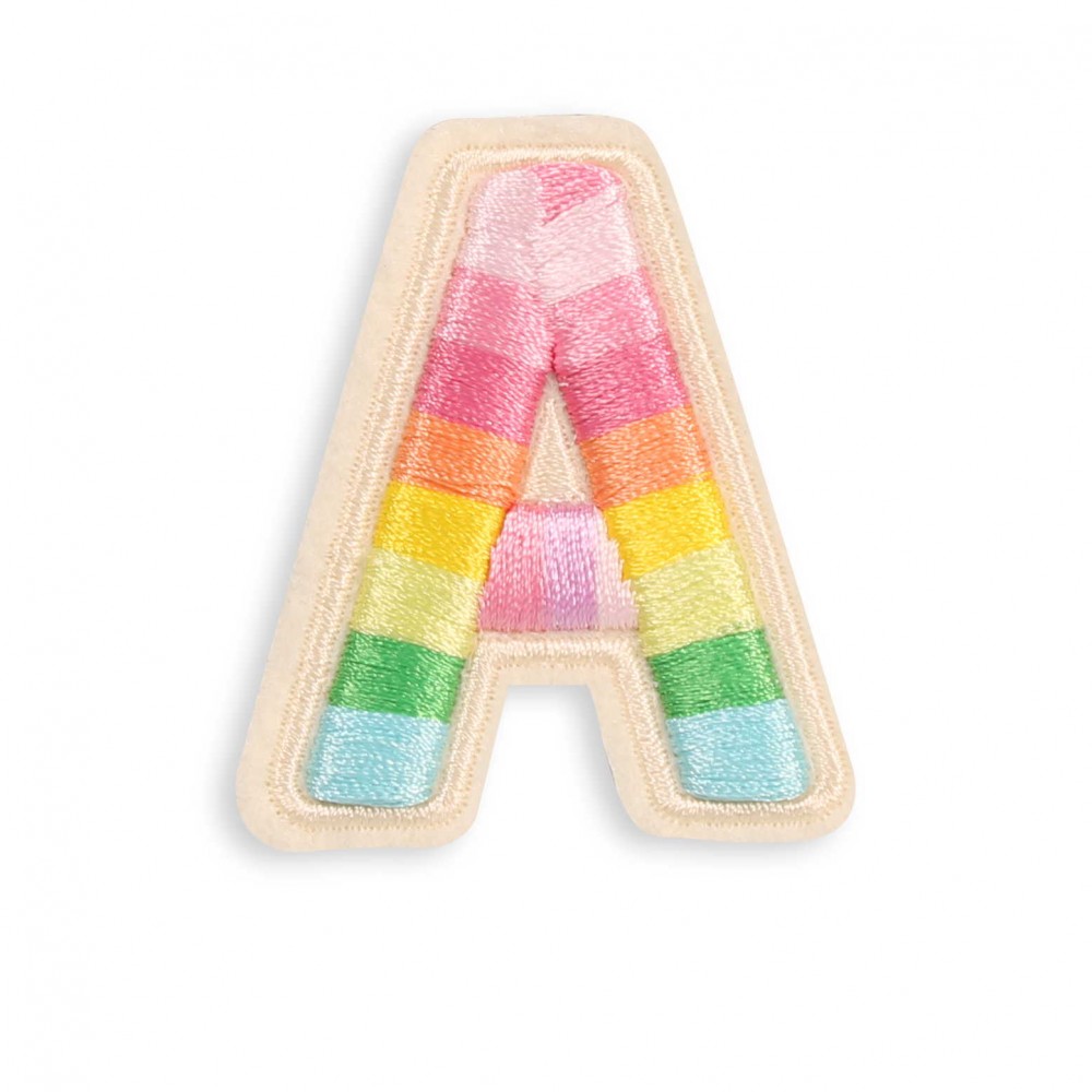 Sticker Aufkleber für Handy/Tablet/Computer 3D gestickt - Lettre A
