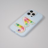 Autocollant sticker pour téléphone/tablette/ordinateur brodé en 3D - Lettre B