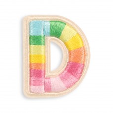 Autocollant sticker pour téléphone/tablette/ordinateur brodé en 3D - Lettre D