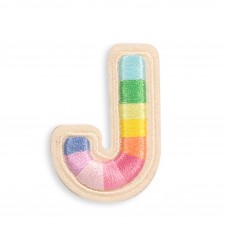 Sticker Aufkleber für Handy/Tablet/Computer 3D gestickt - Lettre J