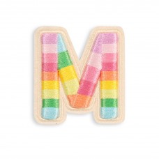 Autocollant sticker pour téléphone/tablette/ordinateur brodé en 3D - Lettre M