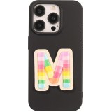 Autocollant sticker pour téléphone/tablette/ordinateur brodé en 3D - Lettre M