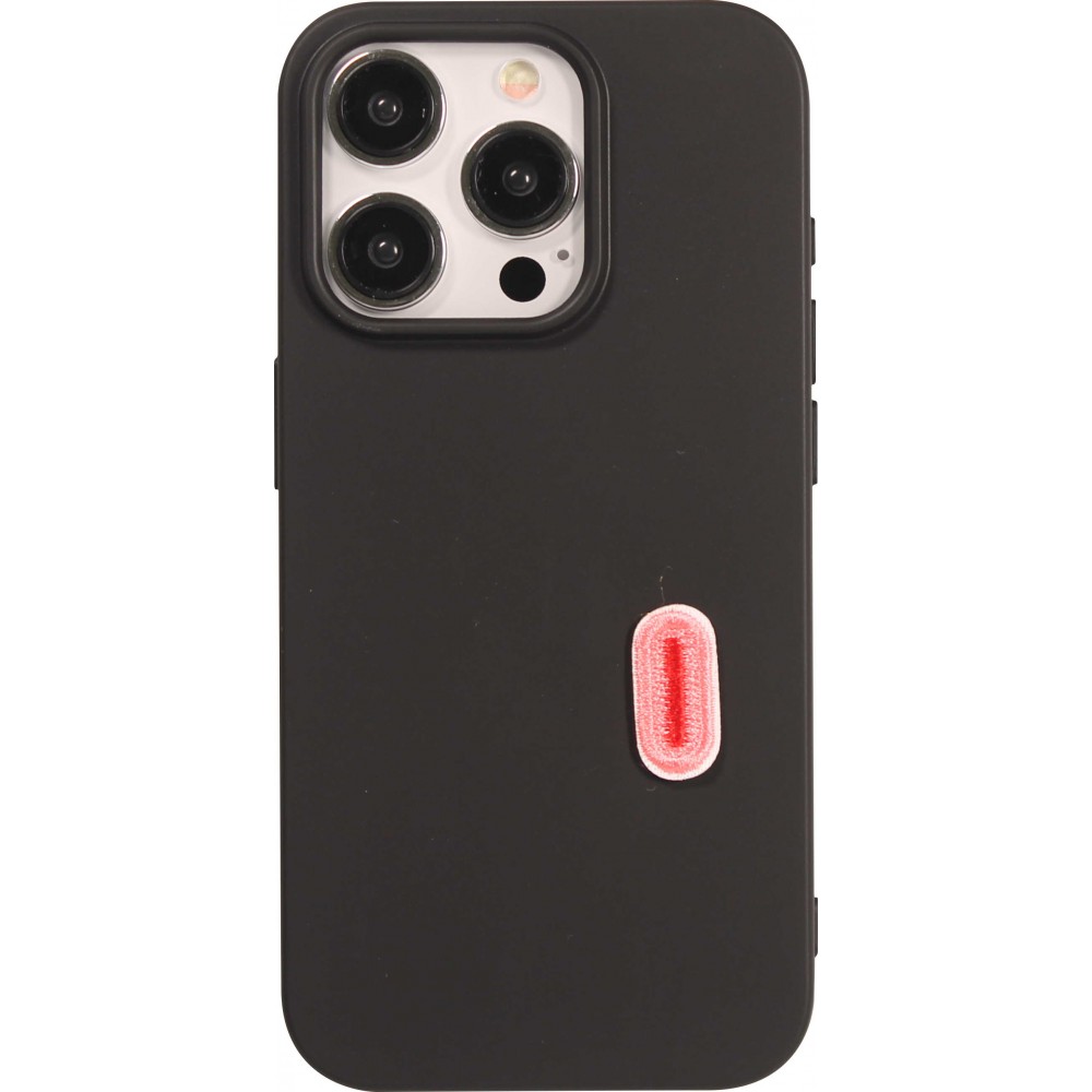 Autocollant sticker pour téléphone/tablette/ordinateur brodé en 3D - Lettre Mini I