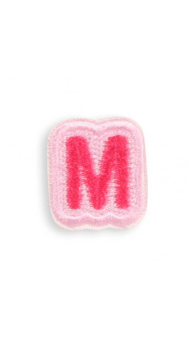 Autocollant sticker pour t&eacute;l&eacute;phone/tablette/ordinateur brod&eacute; en 3D - Lettre Mini M
