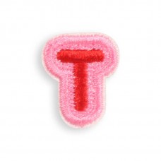 Autocollant sticker pour téléphone/tablette/ordinateur brodé en 3D - Lettre Mini T