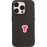 Autocollant sticker pour téléphone/tablette/ordinateur brodé en 3D - Lettre Mini T