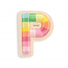 Sticker Aufkleber für Handy/Tablet/Computer 3D gestickt - Lettre P