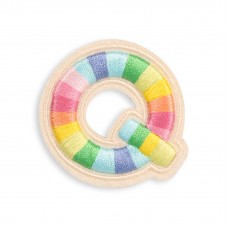 Autocollant sticker pour téléphone/tablette/ordinateur brodé en 3D - Lettre Q