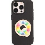 Autocollant sticker pour téléphone/tablette/ordinateur brodé en 3D - Lettre Q