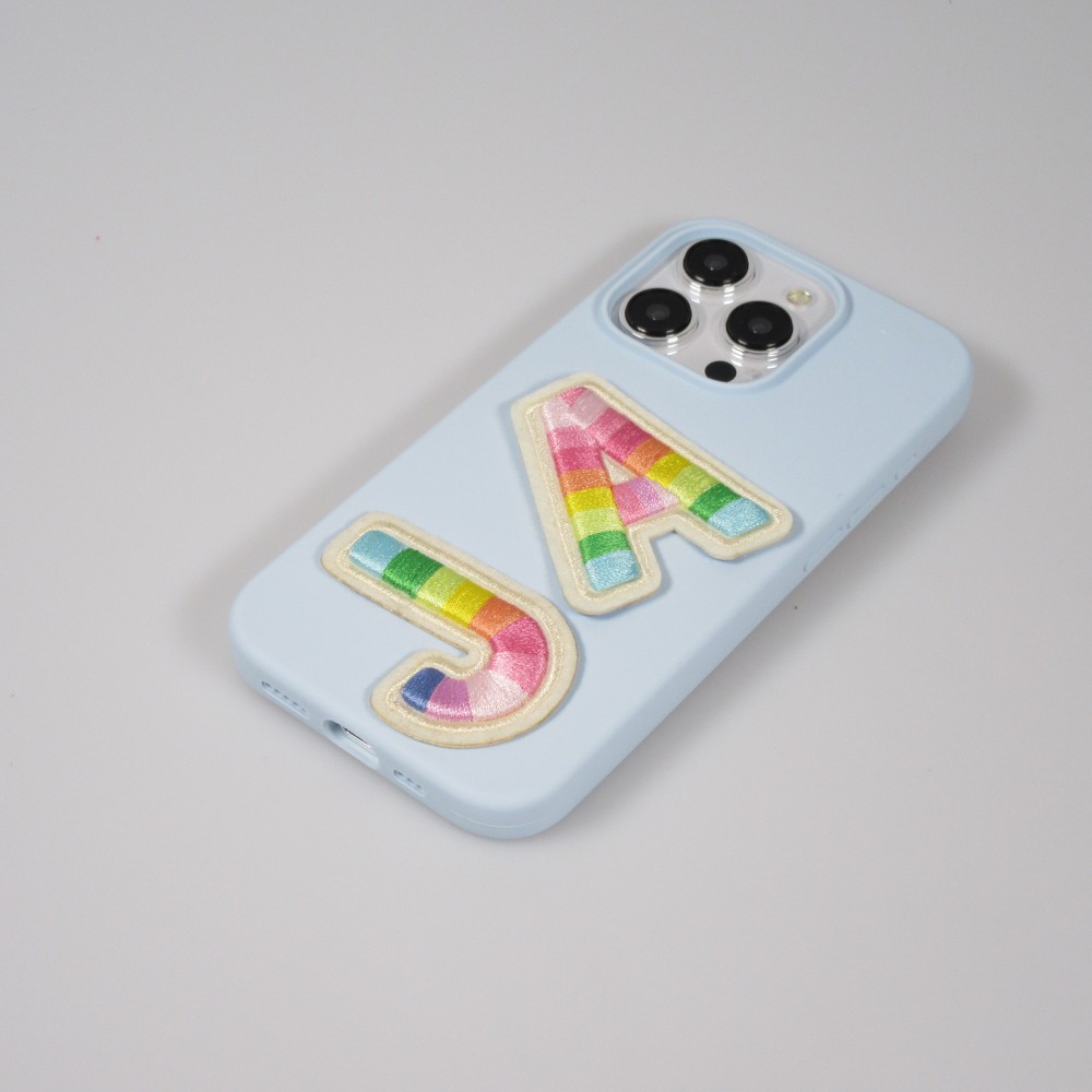 Sticker Aufkleber für Handy/Tablet/Computer 3D gestickt - Lettre R