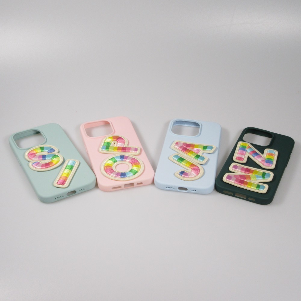 Autocollant sticker pour téléphone/tablette/ordinateur brodé en 3D - Lettre Y