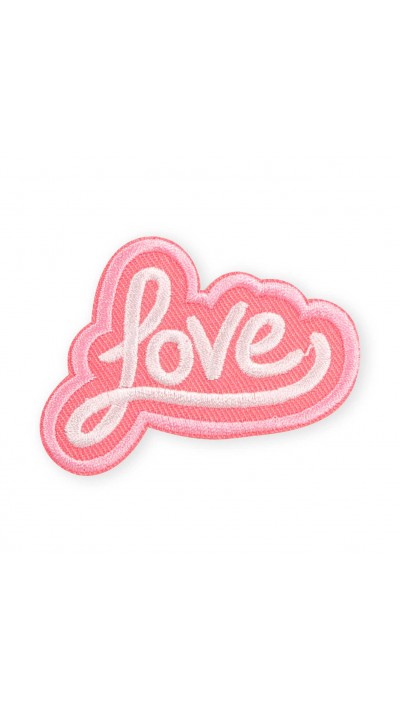 Autocollant sticker pour téléphone/tablette/ordinateur brodé en 3D - Love