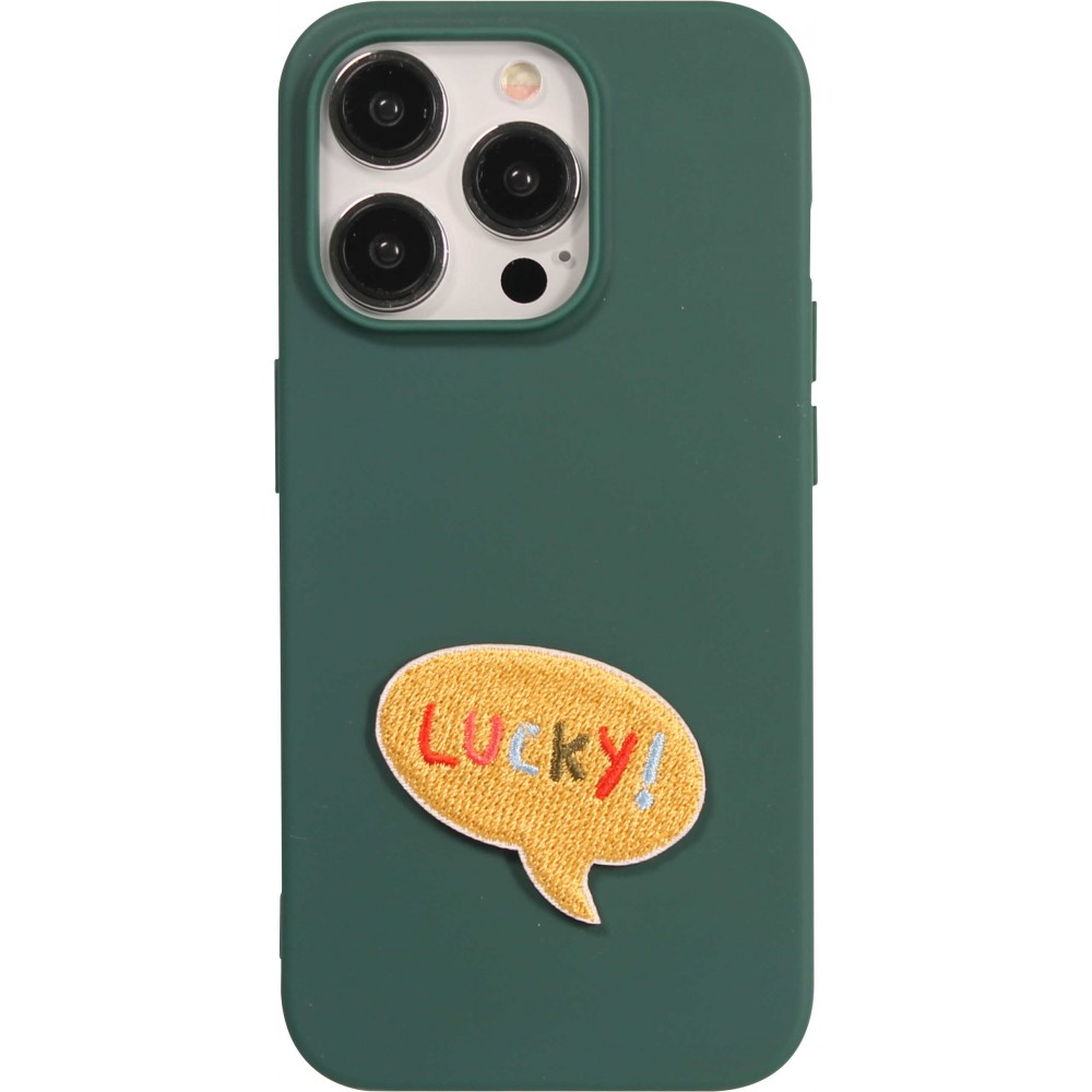 Sticker Aufkleber für Handy/Tablet/Computer 3D gestickt - Lucky