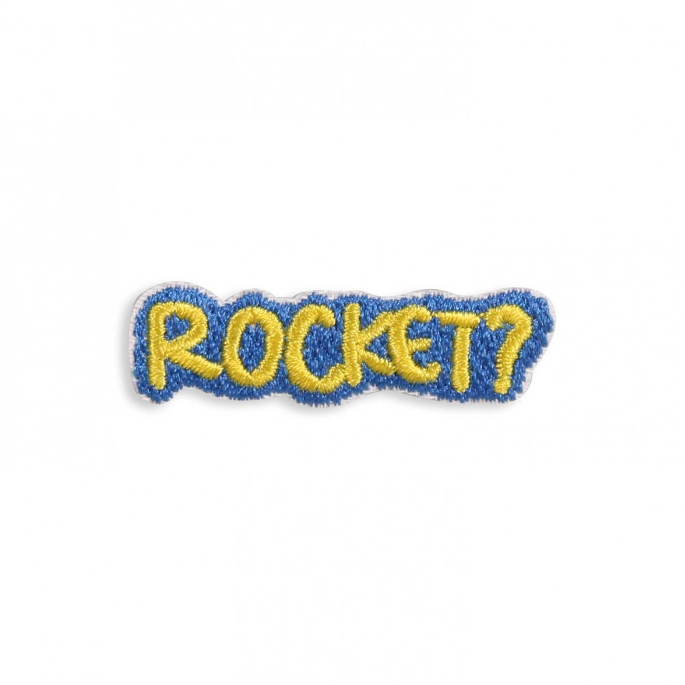 Sticker Aufkleber für Handy/Tablet/Computer 3D gestickt - ROCKET Sticker