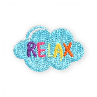 Autocollant sticker pour téléphone/tablette/ordinateur brodé en 3D - Relax