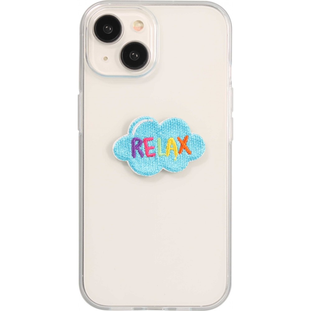 Autocollant sticker pour téléphone/tablette/ordinateur brodé en 3D - Relax