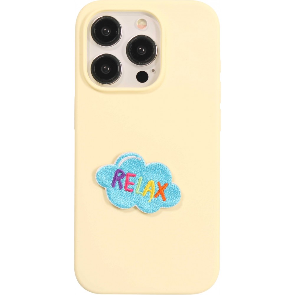 Autocollant sticker pour téléphone/tablette/ordinateur brodé en 3D - Relax