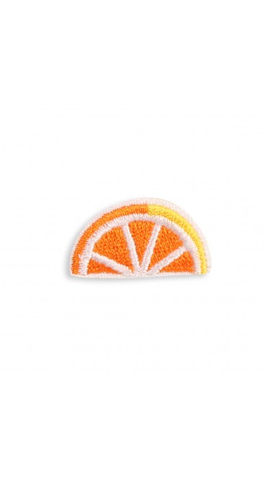 Autocollant sticker pour téléphone/tablette/ordinateur brodé en 3D - Slice of Orange