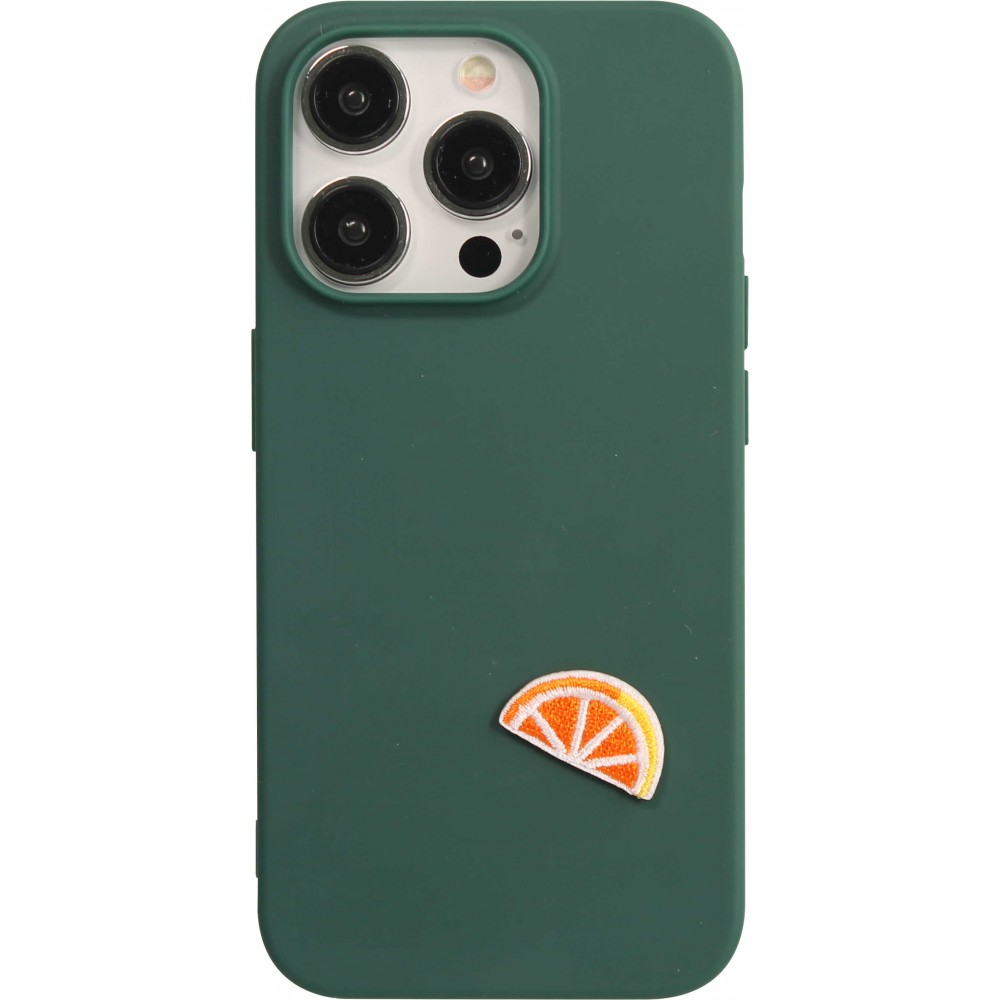 Autocollant sticker pour téléphone/tablette/ordinateur brodé en 3D - Slice of Orange