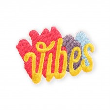 Autocollant sticker pour téléphone/tablette/ordinateur brodé en 3D - Vibes