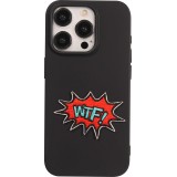 Autocollant sticker pour téléphone/tablette/ordinateur brodé en 3D - WTF