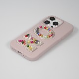 Autocollant sticker pour téléphone/tablette/ordinateur brodé en 3D pearls Rainbow - Lettre I