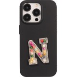 Sticker Aufkleber für Handy/Tablet/Computer 3D Pearls Regenbogen - Buchstabe N